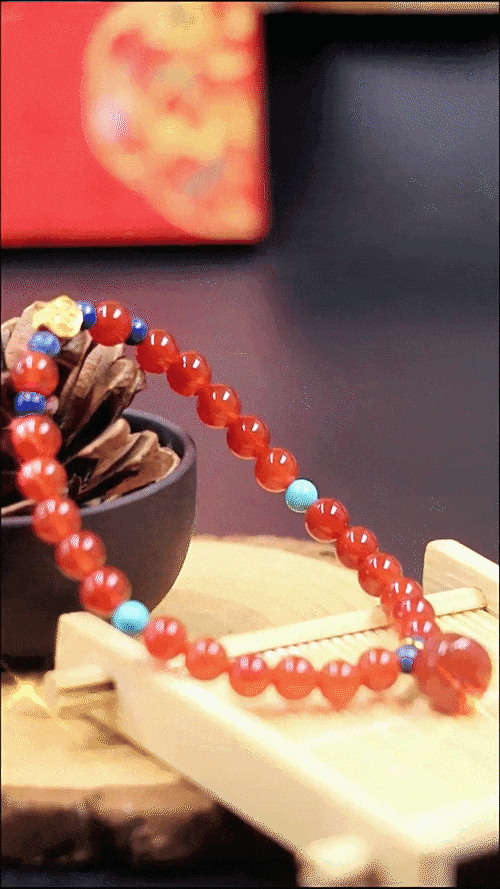【上新了故宫柿柿如意手链红包】巨巨巨显白的柿柿如意红玛瑙手串选它够了！(图12)