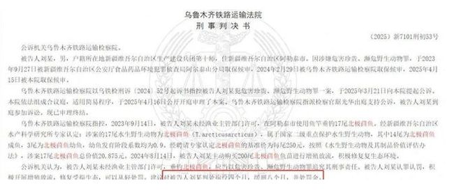 阿勒泰钓鱼人海某钓了9条北极茴鱼被抓获判一年并罚5000元(图1)