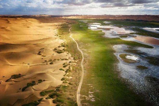 2016年预测十年内干涸我国最大的沙漠淡水湖如今咋样了？(图1)