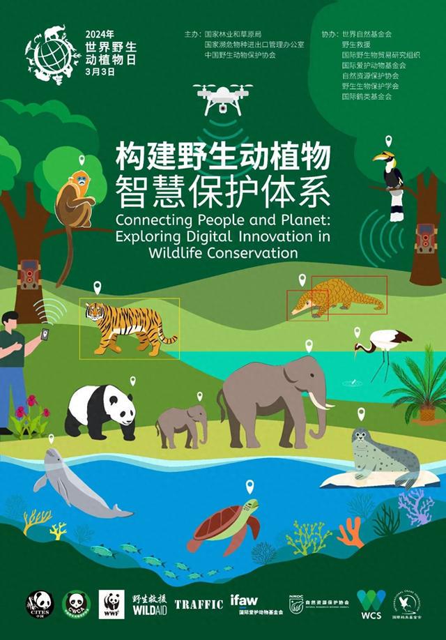 野生动物与自然保护地学院开展“世界野生动植物日”宣传活动(图1)